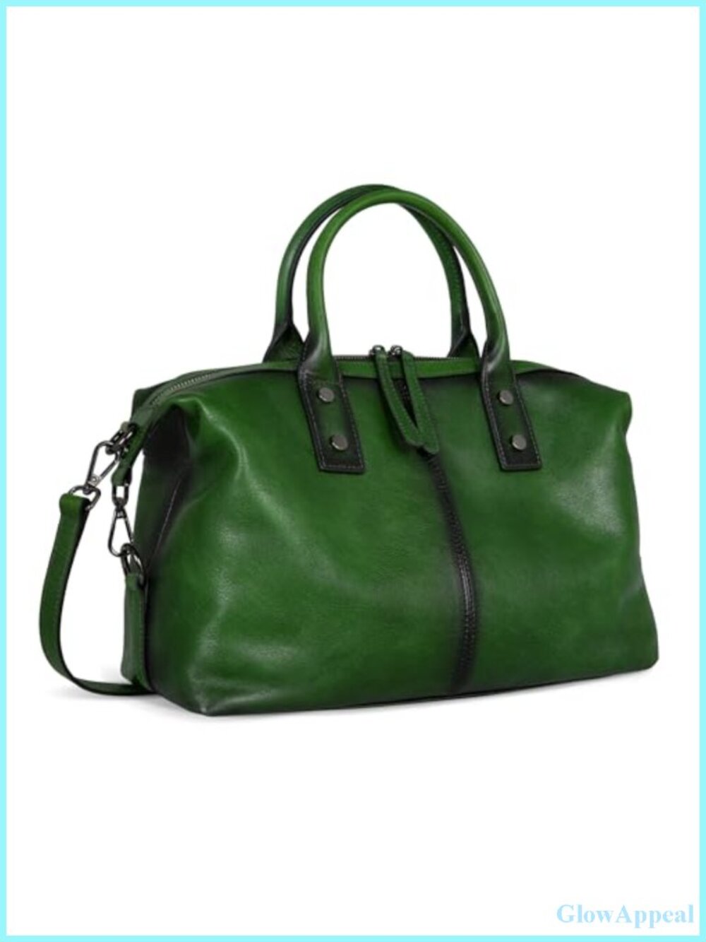 Genuine Leather Satchel Handbag Women's Shoulder Bag Tote Purse